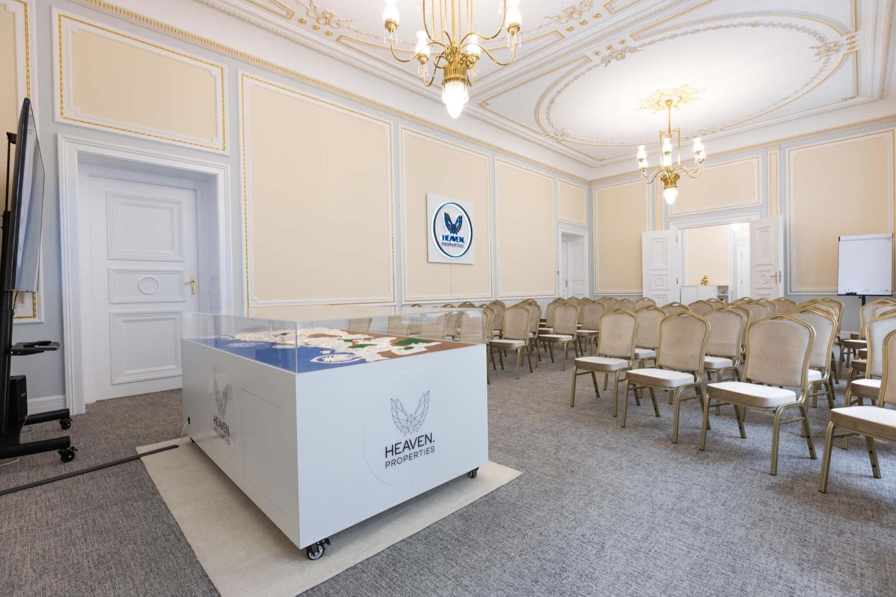 Event room at the Budapest office in the Gerbeaud Building